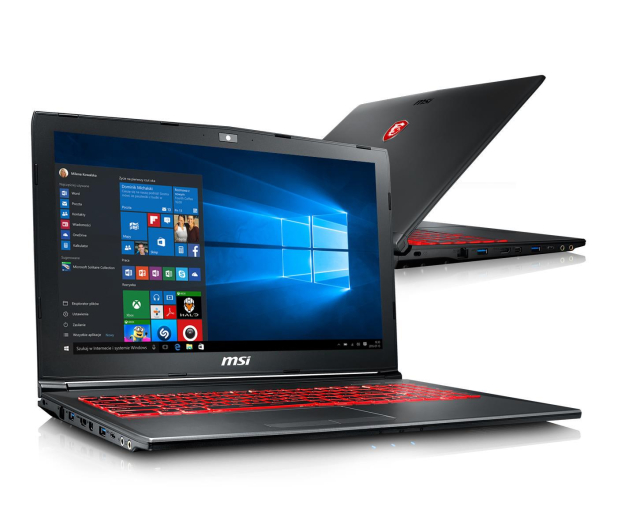 MSI GV62 i5-8300H/8GB/1TB/Win10 GTX1050 - 455559 - zdjęcie